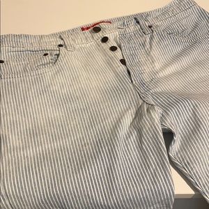 SUPREME STRIPED JEANS